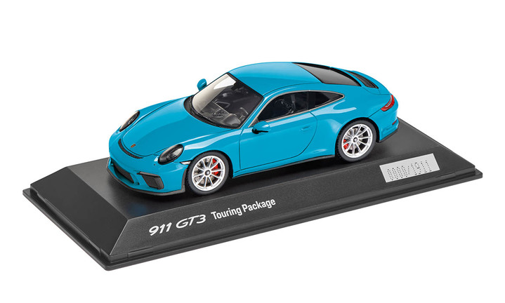 911 GT3 Touring Package, Blu Miami, 1:43, Limited Edition - 911 - Modellini  auto - Porsche Driver's Selection