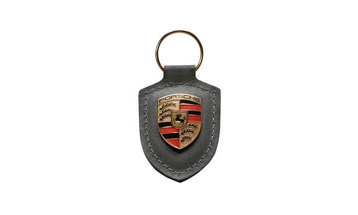 Schlüsselanhänger Wappen, grau
