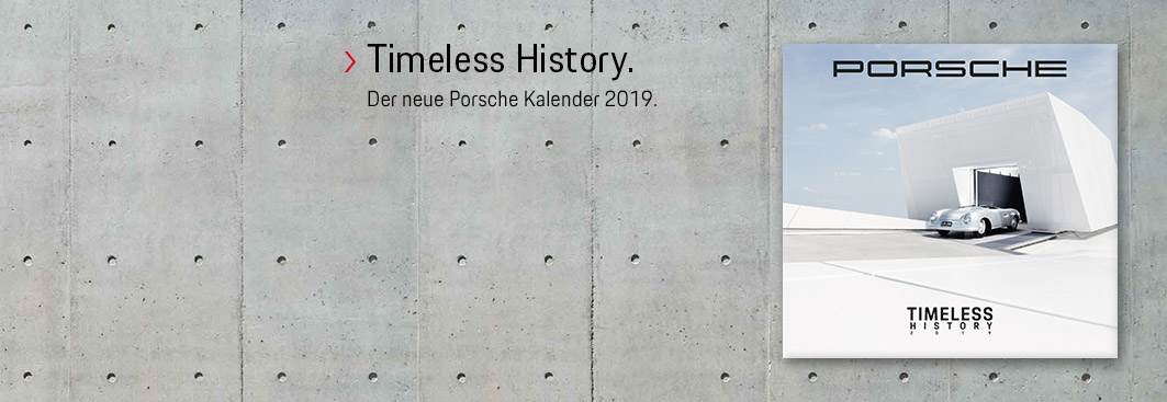 Home - Porsche Kalender 2019 "Timeless History"